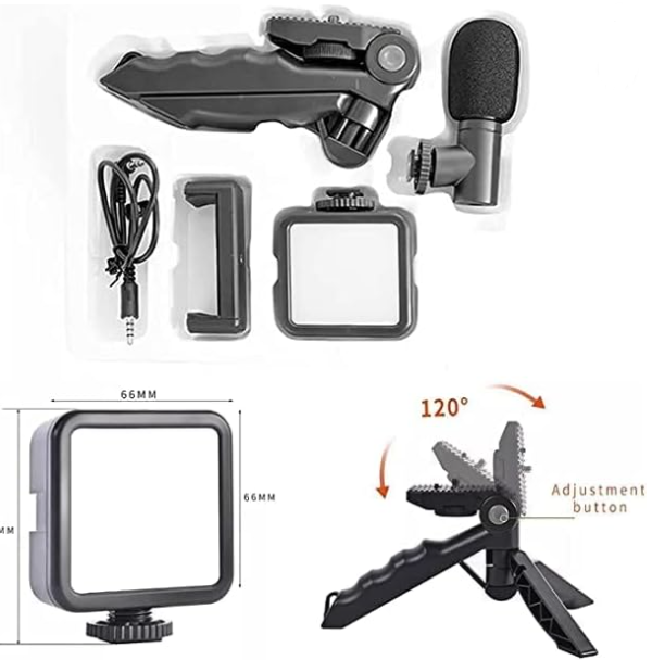Trípode Soporte Extensible para Celular con Brazo Flexible y Ajuste 360° | Soporte para Escritorio, Cama y Mesa