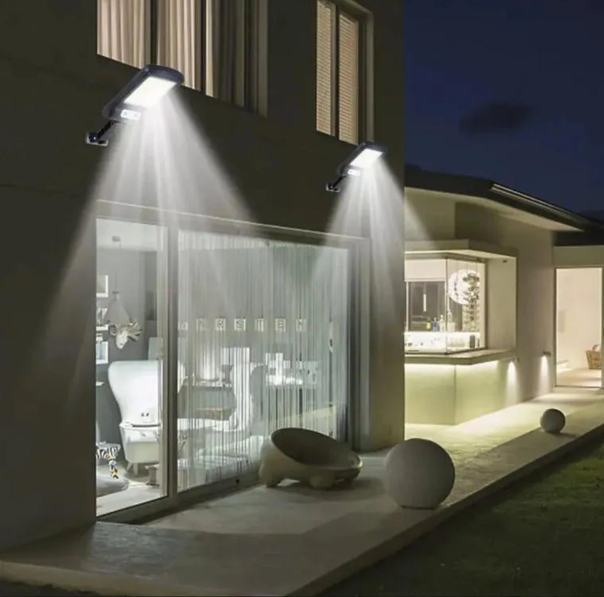 Pack de 3 Focos LED Solares para Exterior con Control Remoto – Luz Impermeable de Alta Potencia